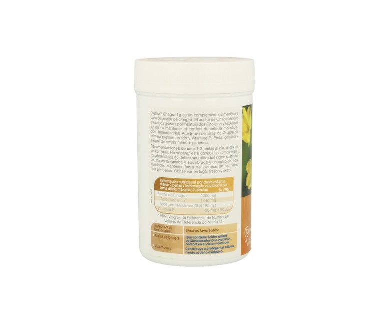 Onagra 1 120 perlas de 1g Dietisa