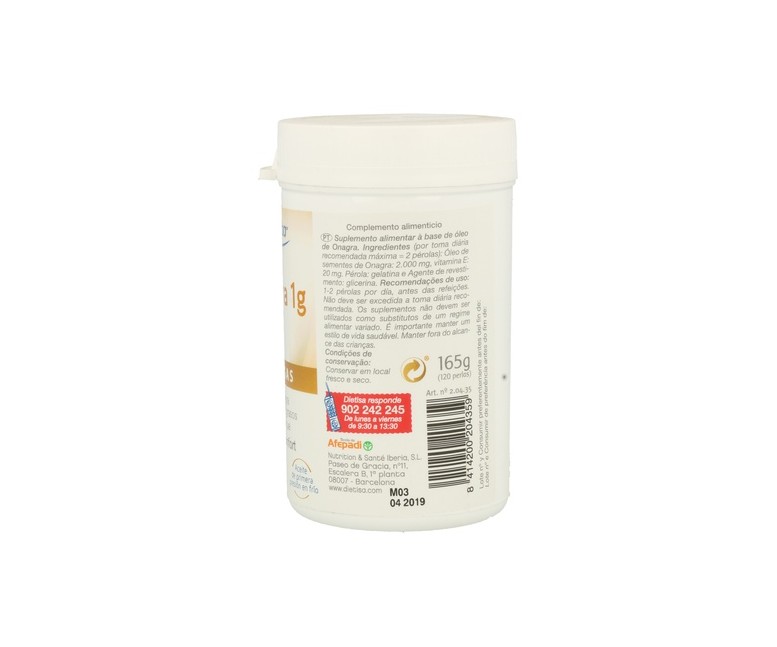 Onagra 1 120 perlas de 1g Dietisa