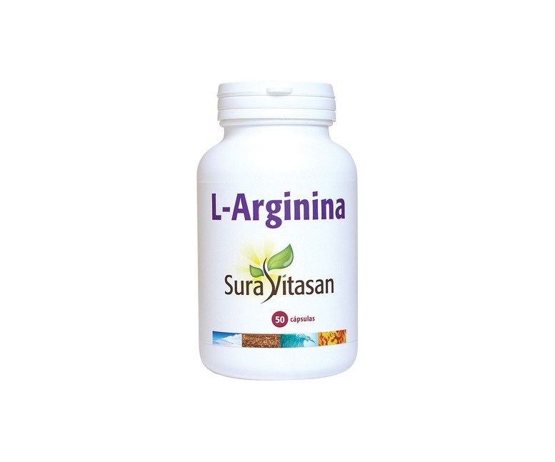 L-Arginina 50 cápsulas de 500mg Sura Vitasan