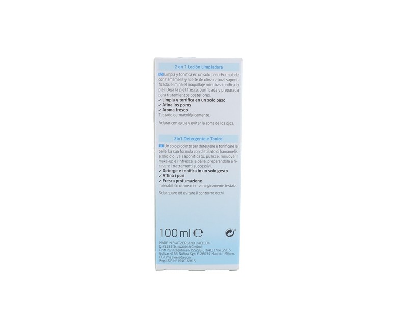 Loción Limpiadora 2 en 1 100 ml Weleda
