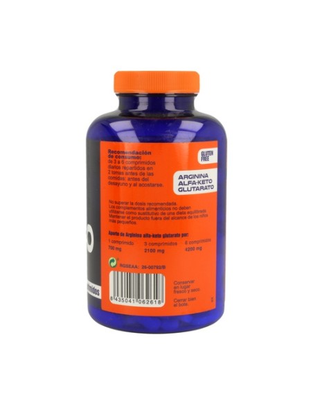 Oxido Nitrico Competition (Arginina Alfa-ketoglutarato) 180 comprimidos Mega Plus