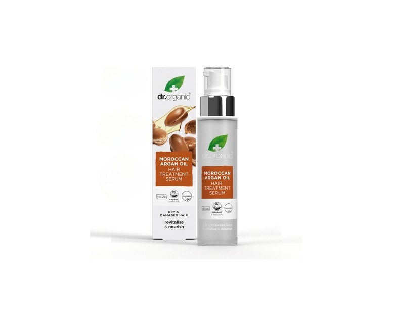 Sérum tratamiento capilar Aceite de Argán Marroquí - cabello seco o dañado 100 ml Dr. Organic