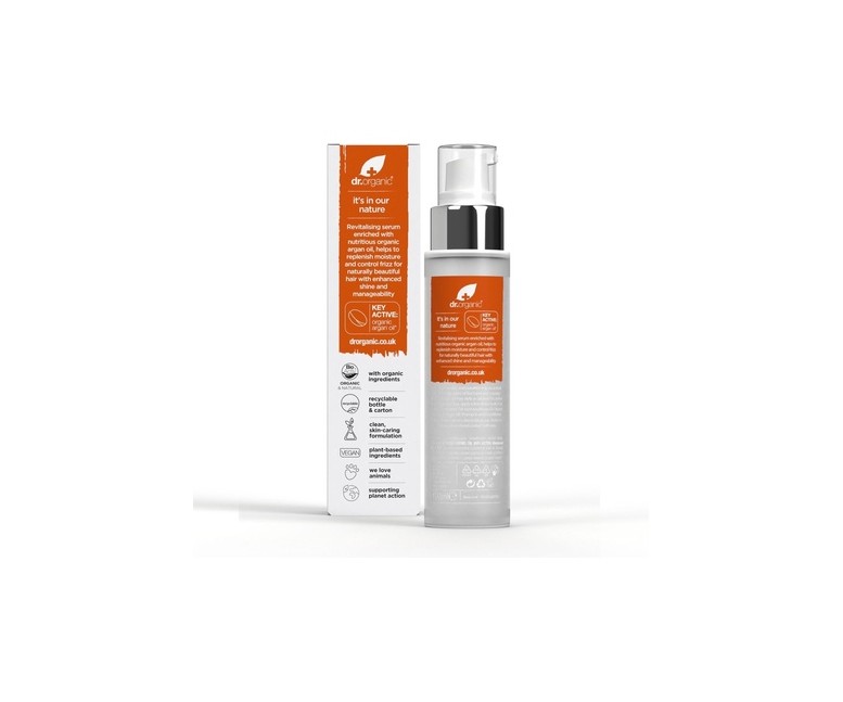 Sérum tratamiento capilar Aceite de Argán Marroquí - cabello seco o dañado 100 ml Dr. Organic