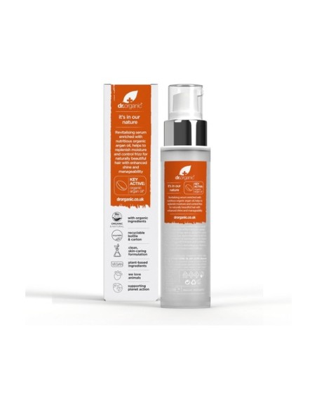 Sérum tratamiento capilar Aceite de Argán Marroquí - cabello seco o dañado 100 ml Dr. Organic
