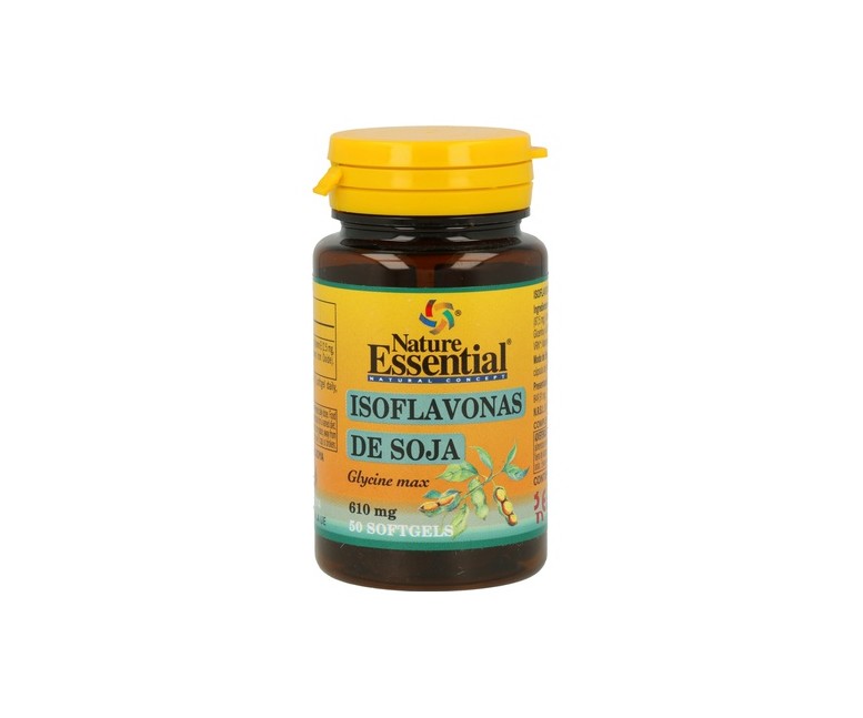 Isoflavonas De Soja 50 perlas de 620mg Nature Essential