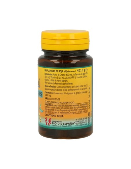 Isoflavonas De Soja 50 perlas de 620mg Nature Essential