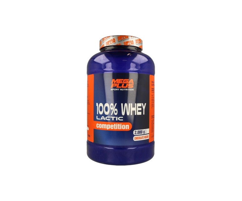Whey 100% Láctic Compet (Sabor Chocolate Negro) 2 kg (Chocolate) Mega plus