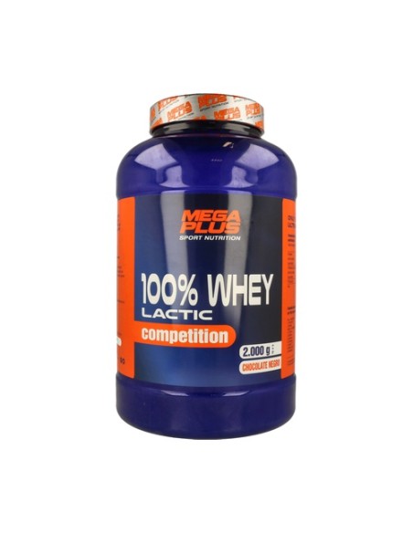 Whey 100% Láctic Compet (Sabor Chocolate Negro) 2 kg (Chocolate) Mega plus