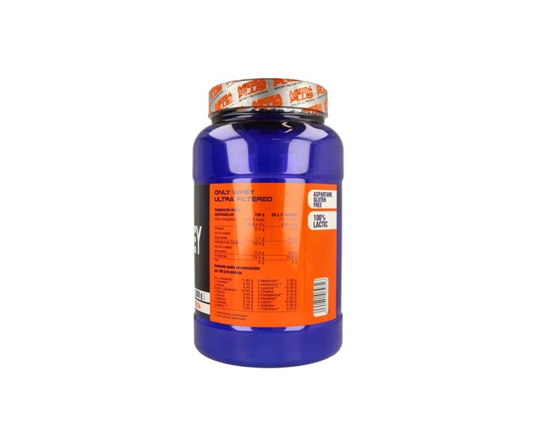 Whey 100% Láctic Compet (Sabor Fresa) 1 kg (Fresa) Mega plus