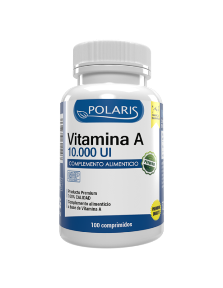 Vitamina A 10000 UI 100 comprimidos Polaris Formula