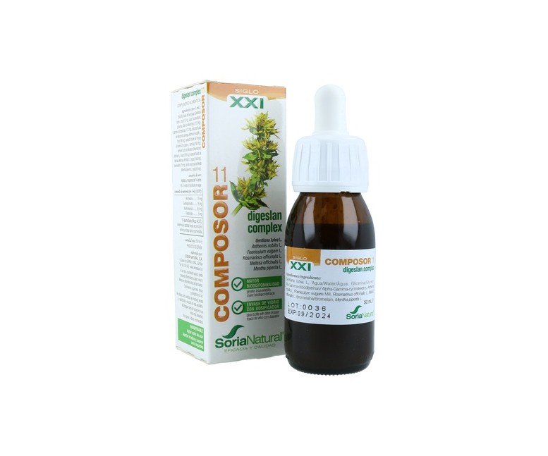 Composor 11 Digeslan Complex Fórmula XXI 50 ml Soria Natural