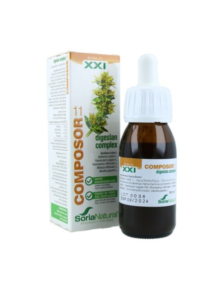 Composor 11 Digeslan Complex Fórmula XXI 50 ml Soria Natural