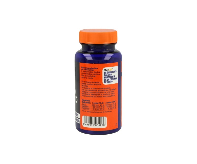 Calcio + Magnesio + Vit. D Competition (Sabor Menta) 60 comprimidos (Menta) Mega Plus