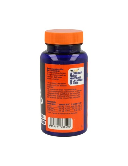 Calcio + Magnesio + Vit. D Competition (Sabor Menta) 60 comprimidos (Menta) Mega Plus