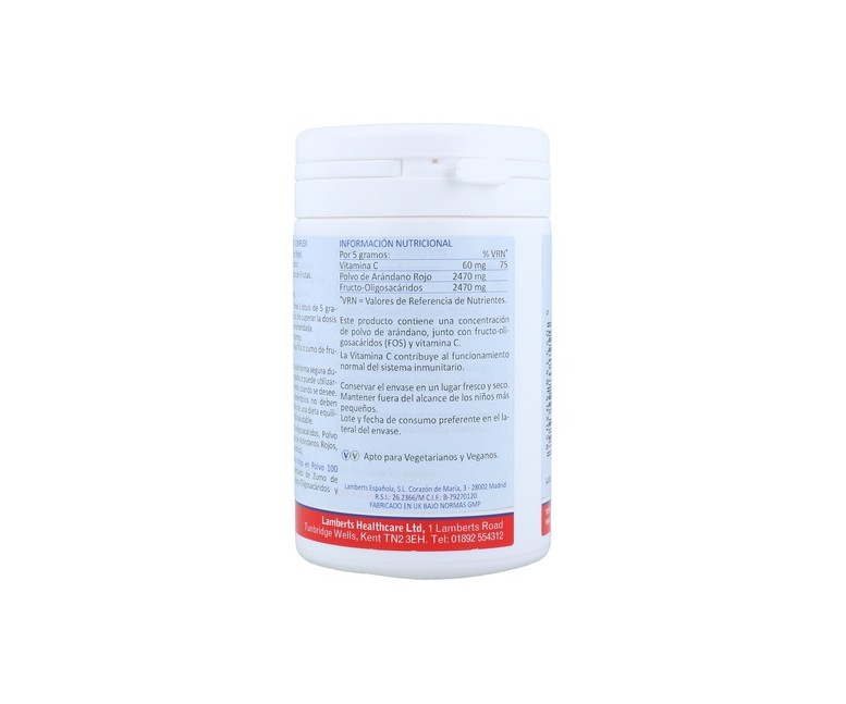 Complejo de Arándano Rojo 100 g Lamberts