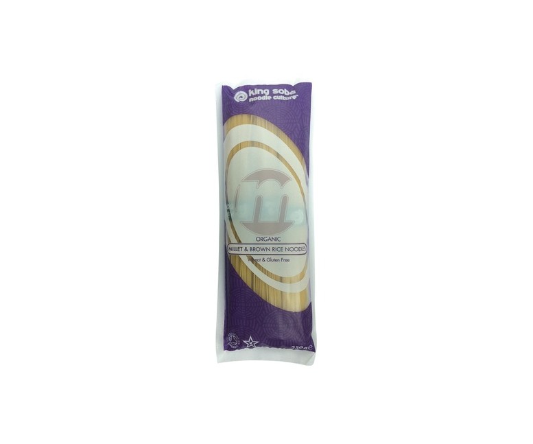 Pasta de Mijo y Arroz sin Gluten BIO 250 g King Soba