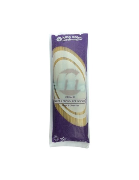Pasta de Mijo y Arroz sin Gluten BIO 250 g King Soba
