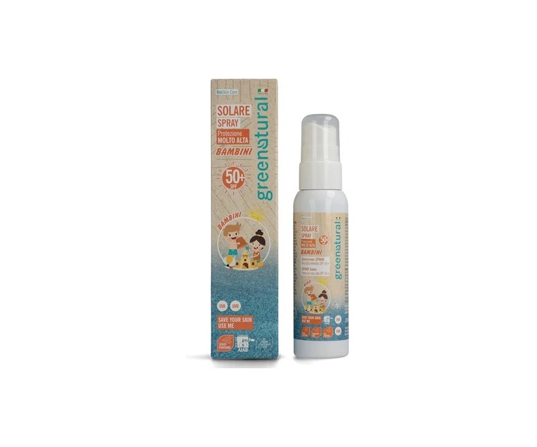 Spray solar SPF 50+ niños 100 ml de crema Greenatural