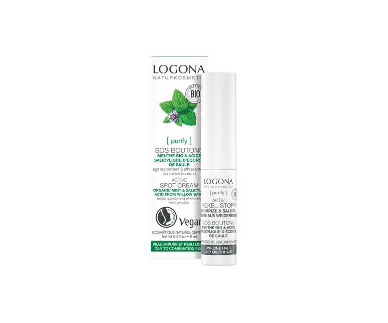Stick Sos Granos Menta & Ácido Salicilico 6 ml Logona