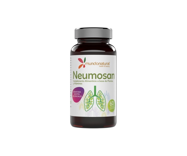 Neumosan mucosin vías respiratorias 60 cápsulas vegetales de 868mg Mundonatural