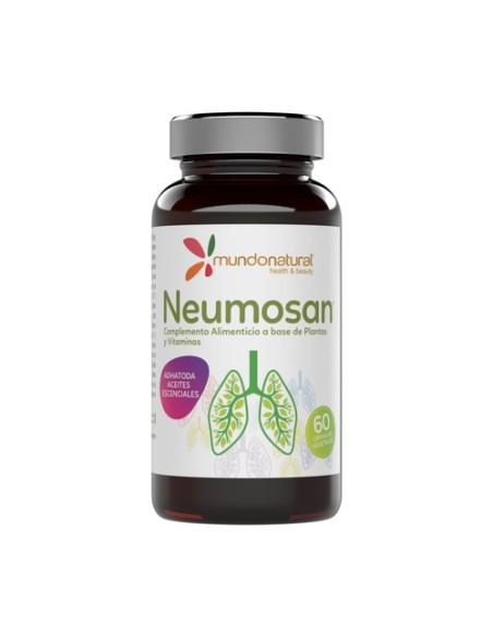 Neumosan mucosin vías respiratorias 60 cápsulas vegetales de 868mg Mundonatural