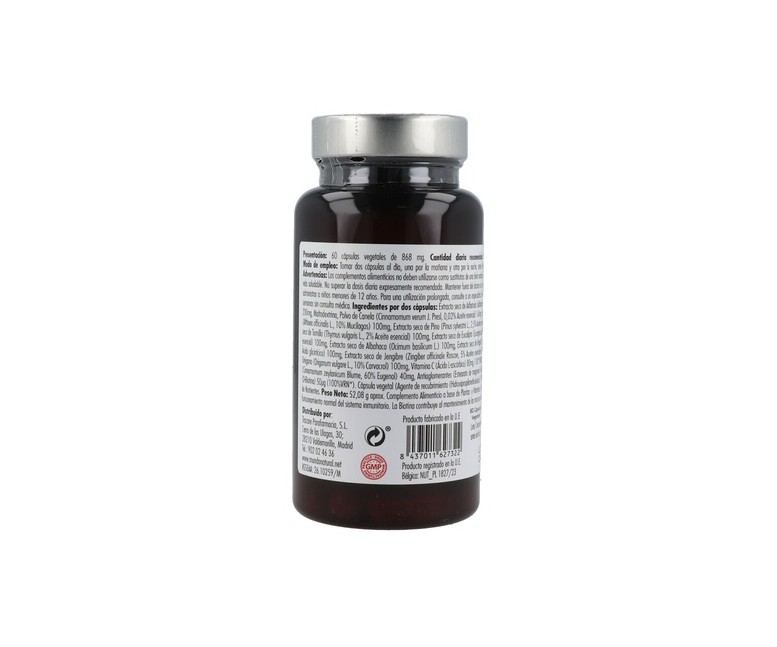 Neumosan mucosin vías respiratorias 60 cápsulas vegetales de 868mg Mundonatural