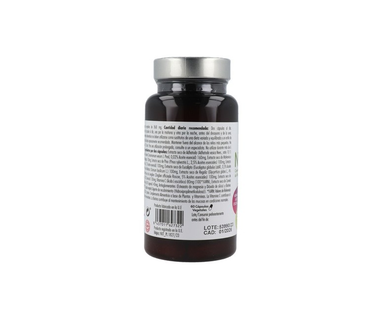 Neumosan mucosin vías respiratorias 60 cápsulas vegetales de 868mg Mundonatural