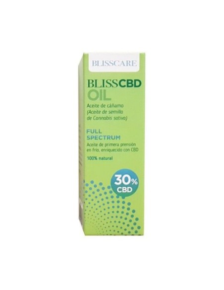 Blisscbd aceite de cáñamo 30% CBD 10 ml de aceite BLISSCARE