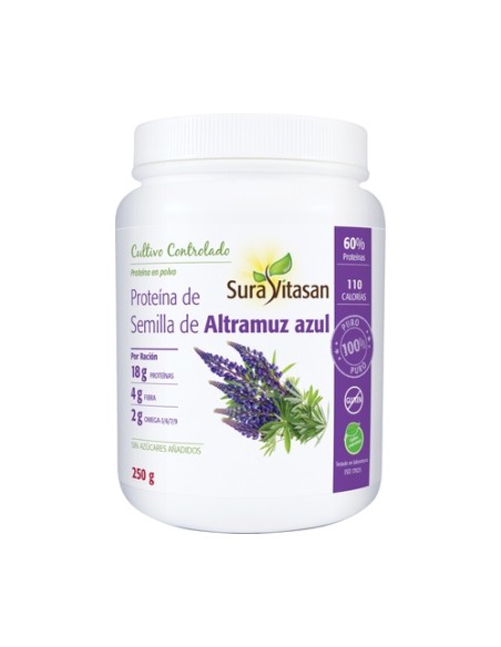 Proteína de Semilla de Altramuz azul 250 g Sura Vitasan