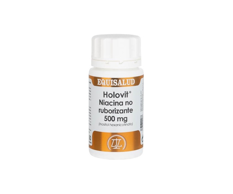 Holovit Niacina No Ruborizante 50 cápsulas de 500mg Equisalud