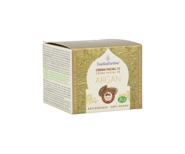 Crema Facial Argán 50 ml Esential Aroms