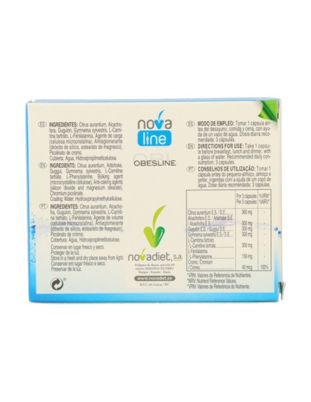 Obesline 45 cápsulas Nova Diet