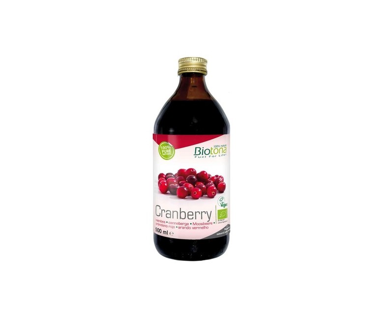 Zumo de arándano rojo 500 ml (Arándanos) Biotona