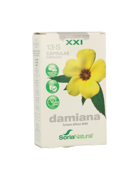 13 S Damiana (Fórmula XXI) 30 cápsulas Soria Natural
