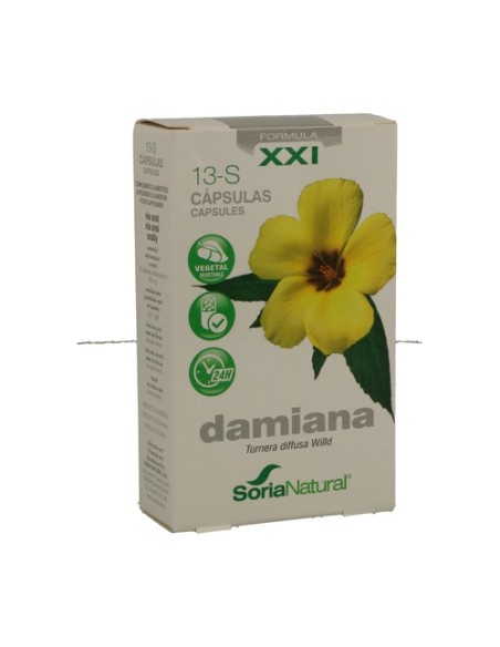 13 S Damiana (Fórmula XXI) 30 cápsulas Soria Natural