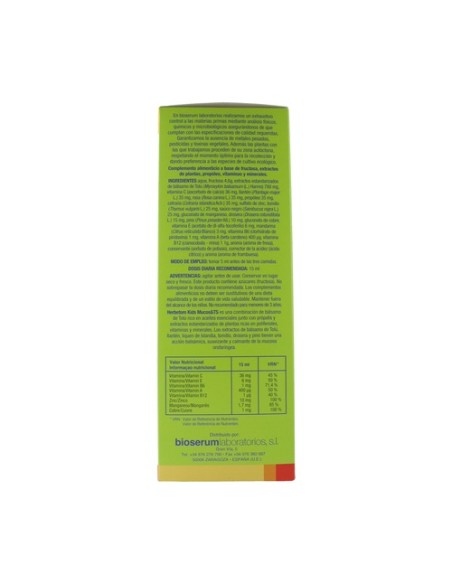 Herbetom Kids Mucos&TS 250 ml Bioserum