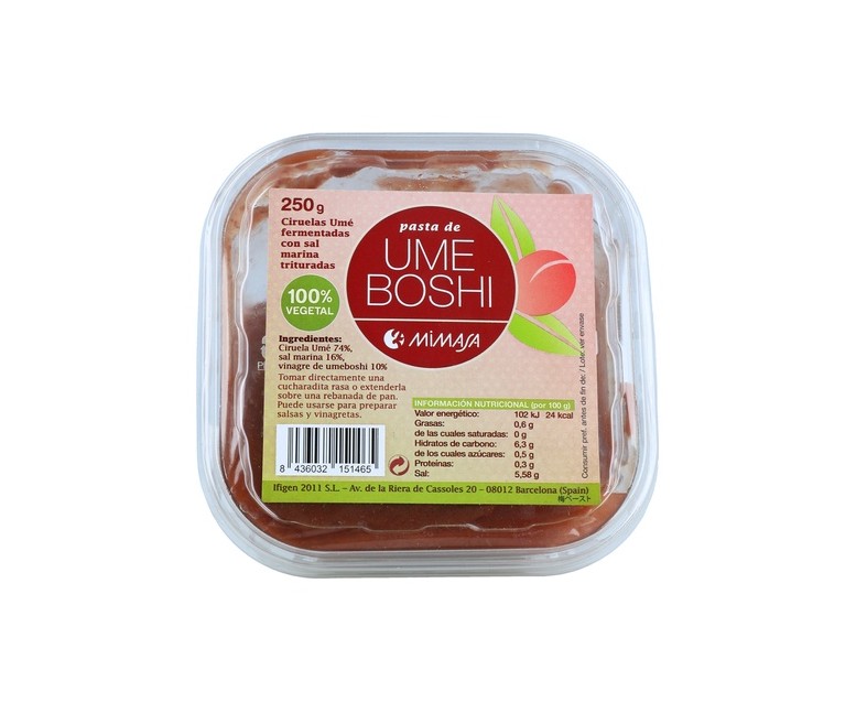 Pasta de Umeboshi 250 g Mimasa