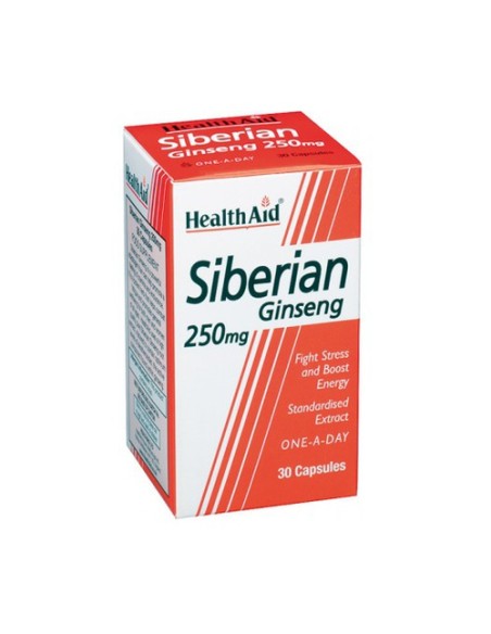 Eleuterococo Raíz (siberian ginseng) 30 cápsulas de 250mg Health aid