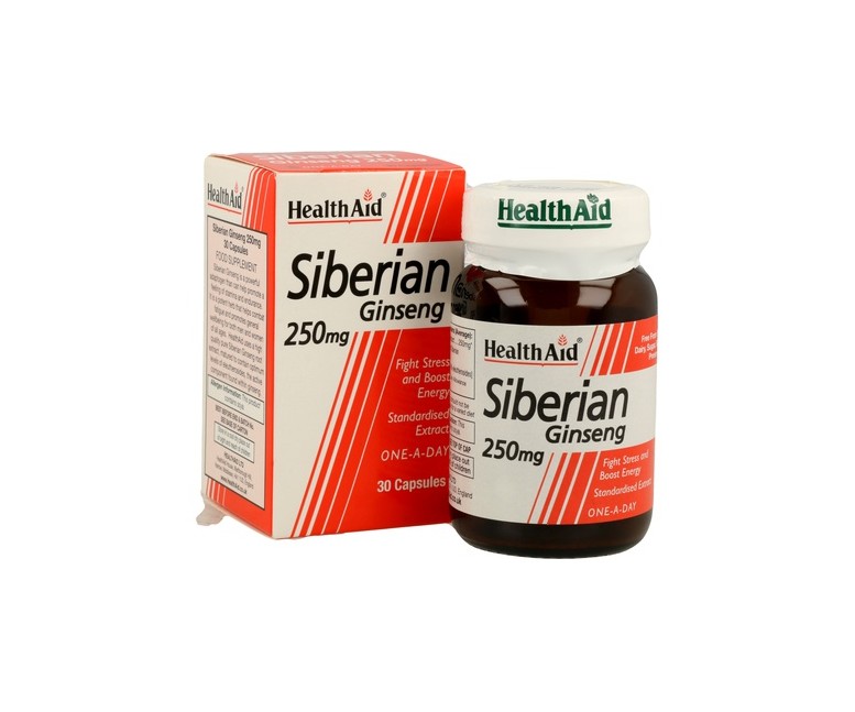 Eleuterococo Raíz (siberian ginseng) 30 cápsulas de 250mg Health aid