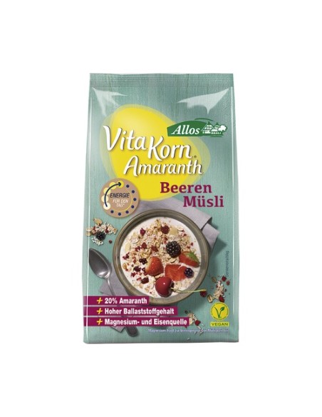 Muesli de Amaranto y Frutos Rojos Bio 375 g Allos
