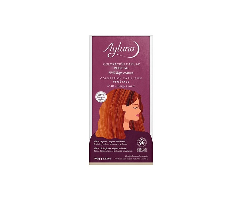 Colorante vegetal 40 rojo cobrizo 100 g Ayluna