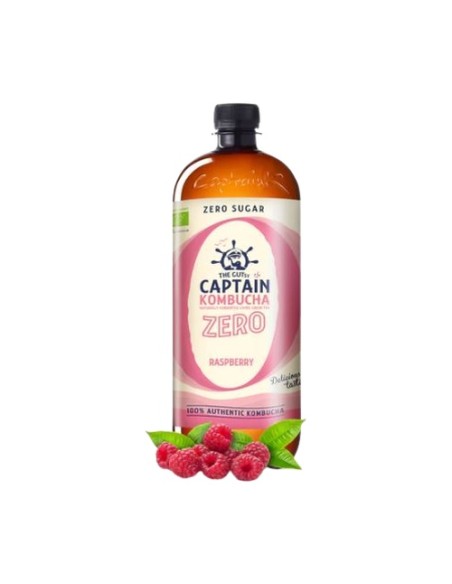 Kombucha zero frambuesa Bio 1 L Captain Kombucha