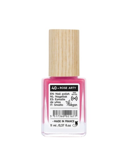 Esmalte uñas 40 rose arty 11 ml (Rosa) So'Bio