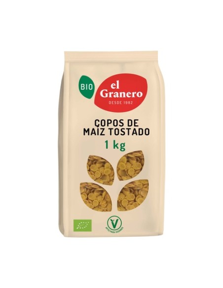 Copos de maíz tostado Bio 1 kg El Granero Integral