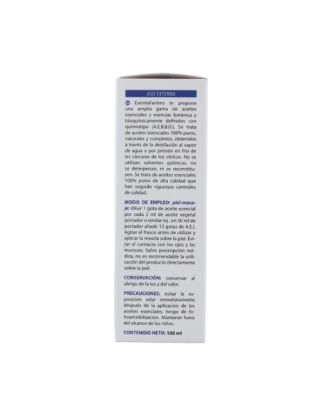 Aceite esencial romero canfor 100 ml (Romero) Esential Aroms