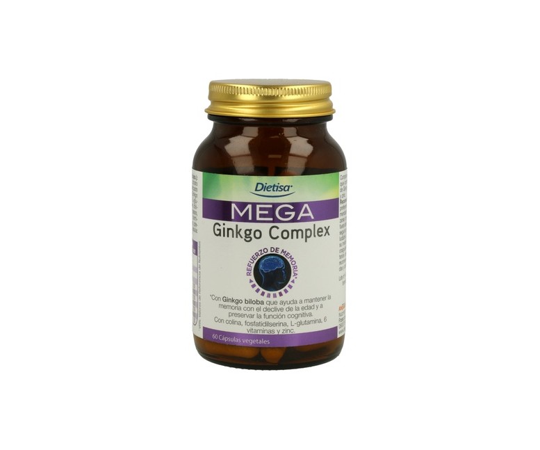 Mega Ginkgo Complex 60 cápsulas Dietisa