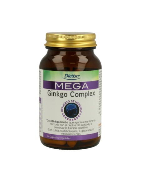 Mega Ginkgo Complex 60 cápsulas Dietisa