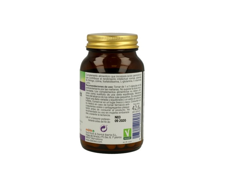 Mega Ginkgo Complex 60 cápsulas Dietisa