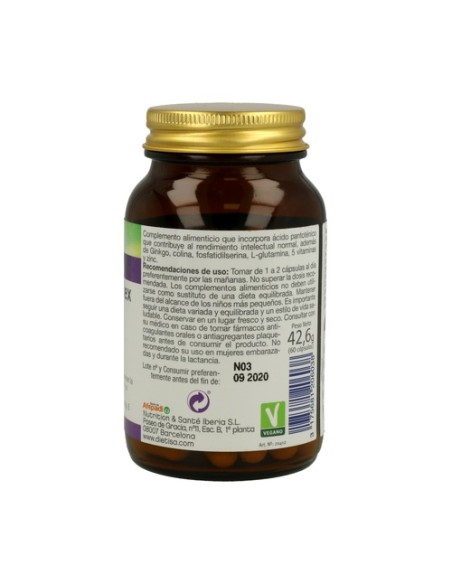 Mega Ginkgo Complex 60 cápsulas Dietisa