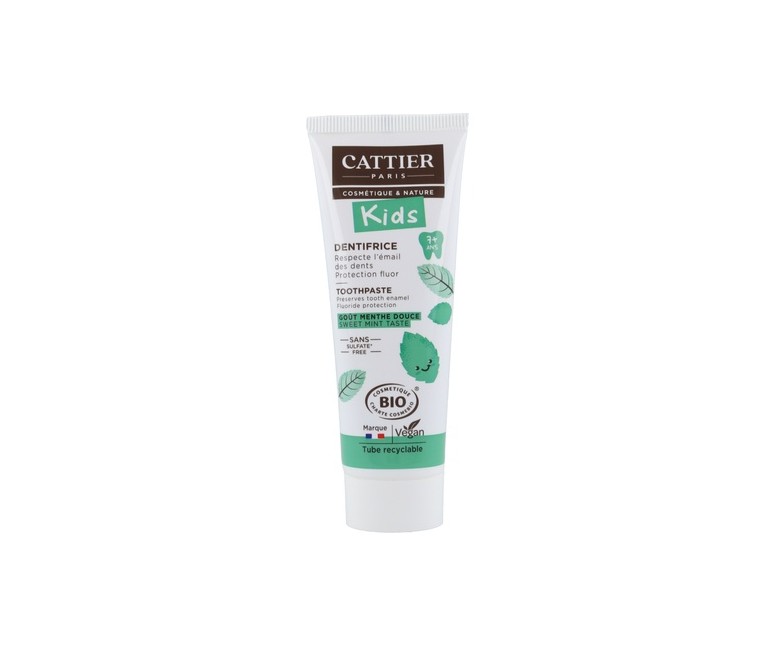Dentifrico para Niños a partir de 7 años 50 ml (Hierbabuena) Cattier